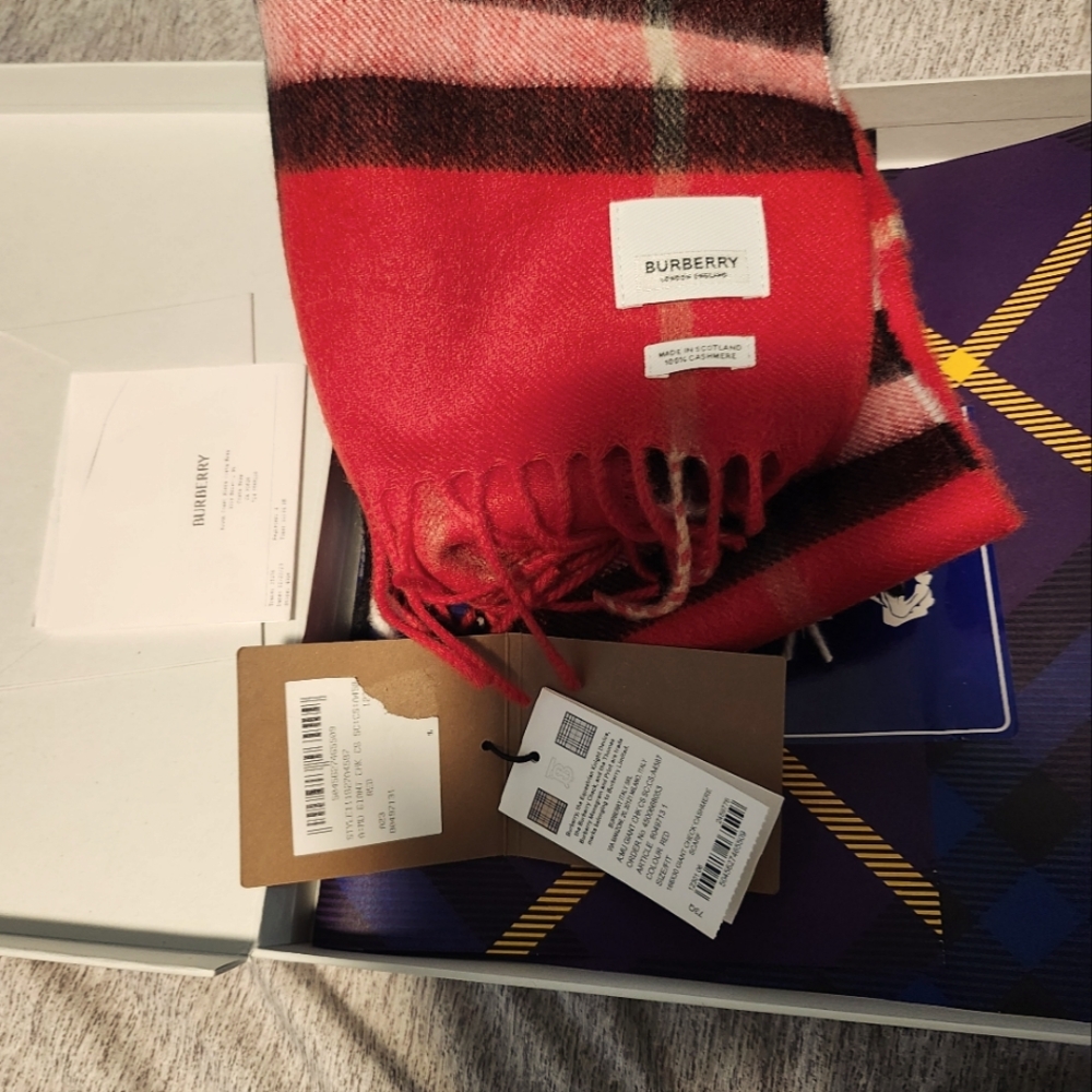 Giant Burberry scarf